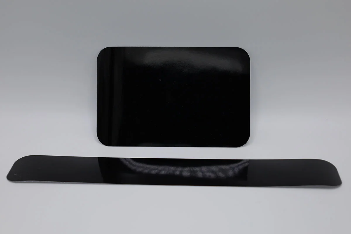 218 Midnight Black Metallic Kit 4.25in by 2.75in & 8.5in by 1.375in